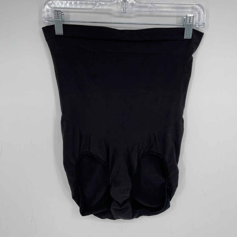 Spanx Women's Black High Waisted Tummy Control Shapewear‎ Shorts Size 1X